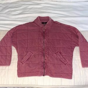 Quilted Bomber Jacket